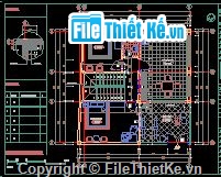 File thiết kế,File cad thiết kế,Bản vẽ autocad,Bản cad thiết kế,nhà 3 tầng,3 tầng